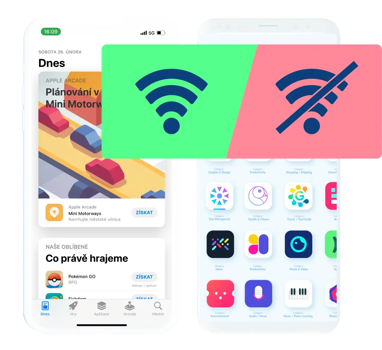 Offline mode and data synchronization