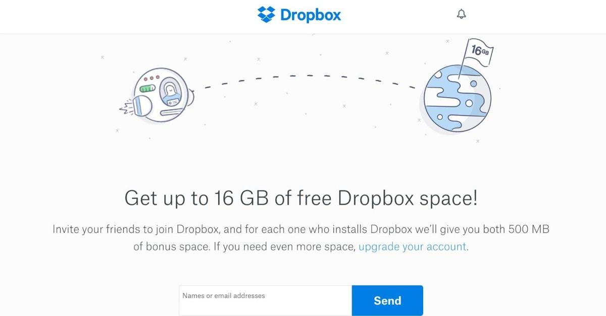 Dropbox ilustrace